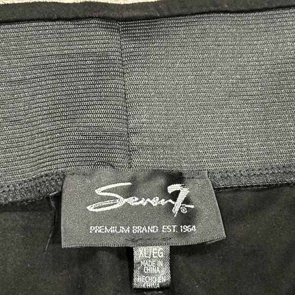 Seven7 XL Approx 16 18 Pants Active Straight Leggings Black Lightweight Stretch - Picture 10 of 10